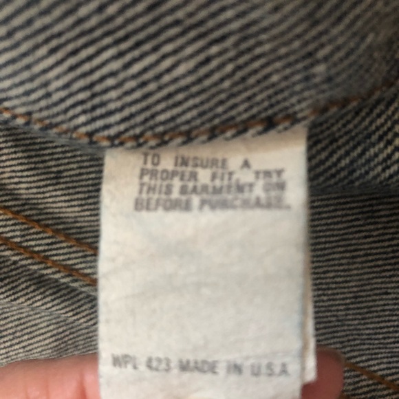 EUC LEVI’S vintage red tab jean jacket sz 38R - Picture 11 of 11